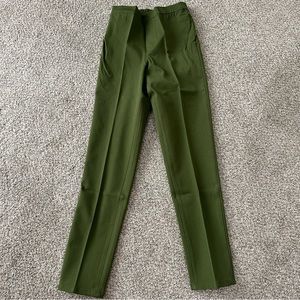 Women’s Size 0T Isaac Mizrahi Green Slim Tall Pull On Pants